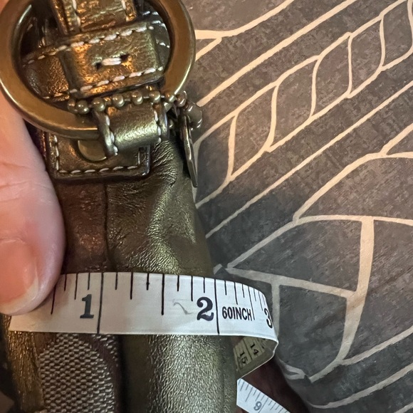 COACH METALLIC PATCHWORK PURSE Great Condition - Picture 14 of 16